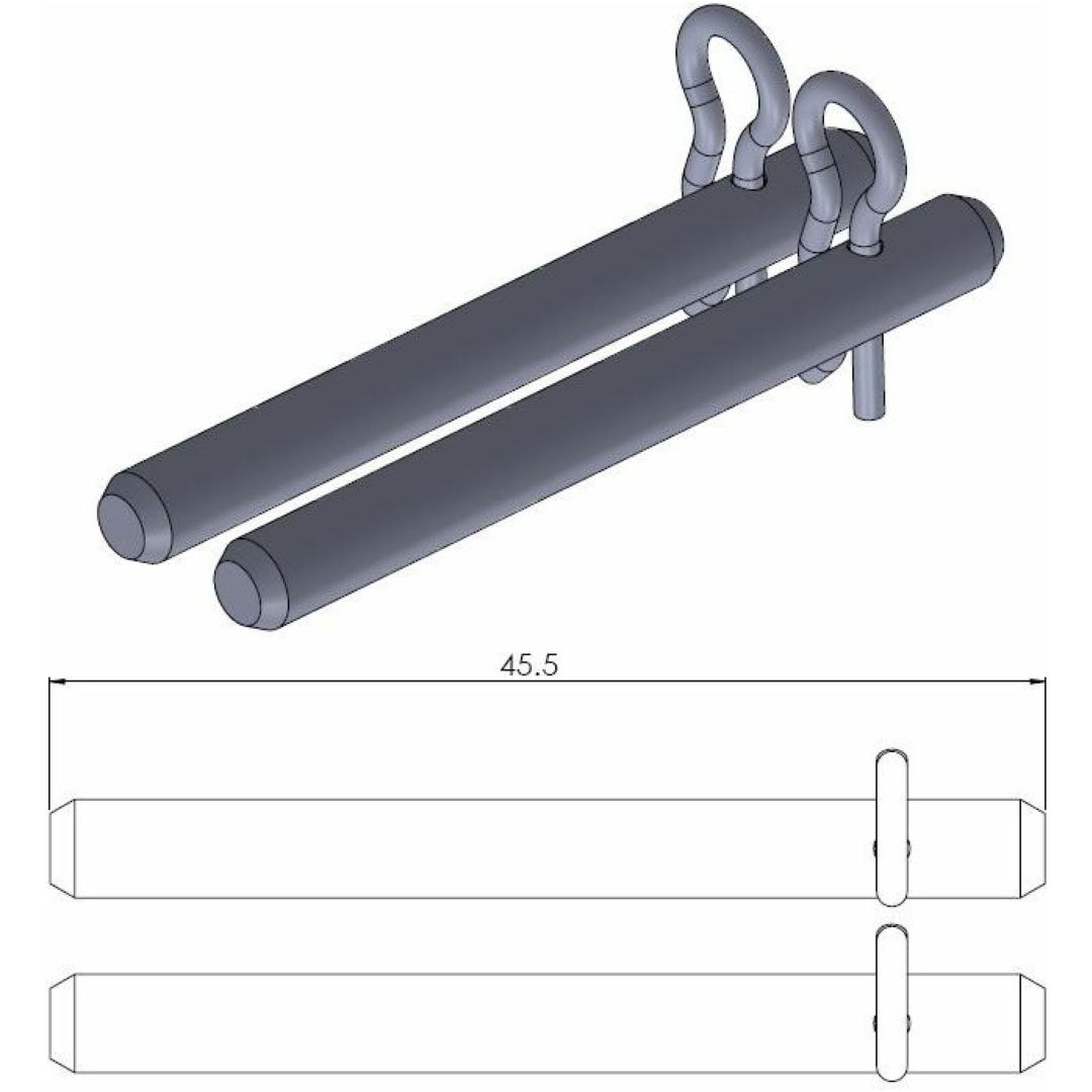 Fästpinne Bromsok Standard MOTO-MASTER Fram / Bak