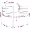 Fåtöljer 2 st med dynor aluminium antracit vidaXL – miniatyr 6