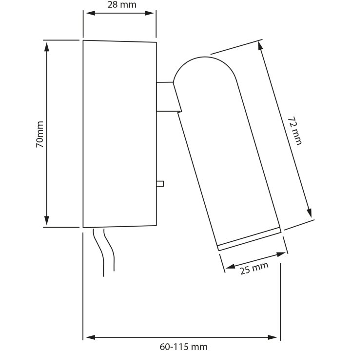 Fenja Vägglampa, Svart ANETA HOME Svart – bild 5