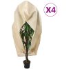 Fiberdukar med blixtlås 4 st 70 g/m² vidaXL 1 x 1.55 m – miniatyr 1