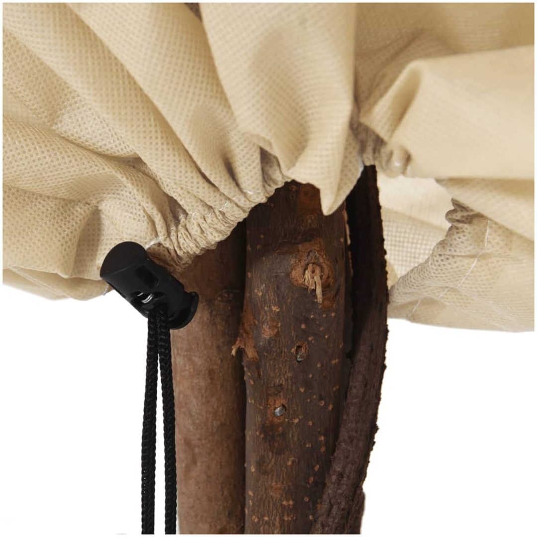 Fiberdukar med dragsko 4 st 70 g/m² vidaXL 0.8 x 0.8 m – bild 7
