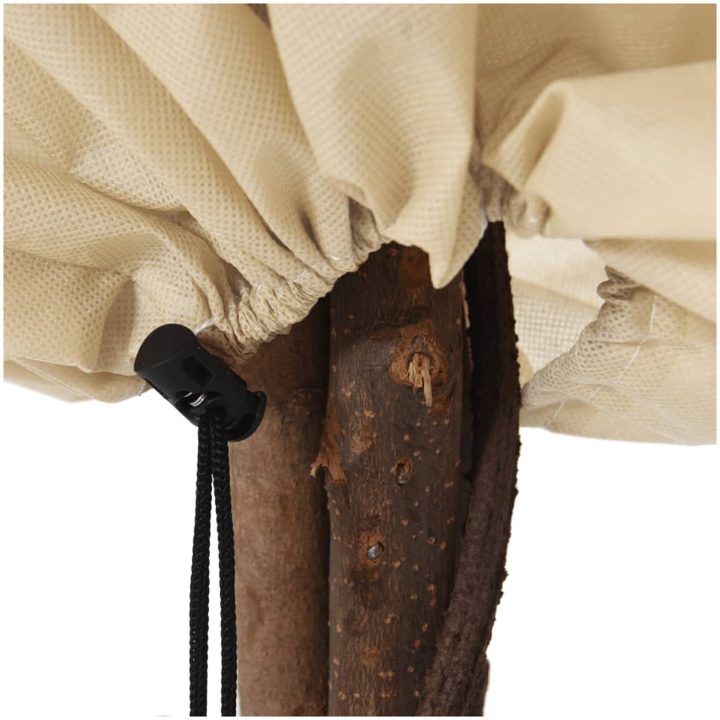 Fiberdukar med dragsko 4 st 70 g/m² vidaXL 0.8 x 0.8 m – bild 7