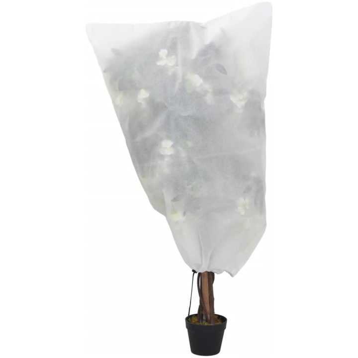 Fiberdukar med dragsko 8 st 70 g/m² vidaXL 0.8 x 0.8 m – bild 2