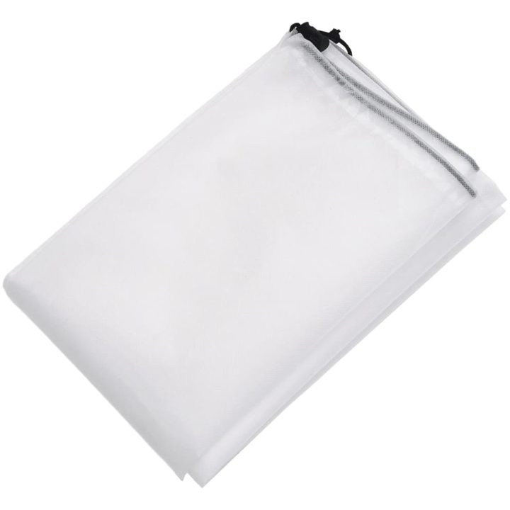 Fiberdukar med dragsko 8 st 70 g/m² vidaXL 0.8 x 0.8 m – bild 4
