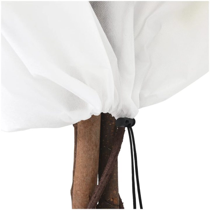 Fiberdukar med dragsko 8 st 70 g/m² vidaXL 0.8 x 0.8 m – bild 7