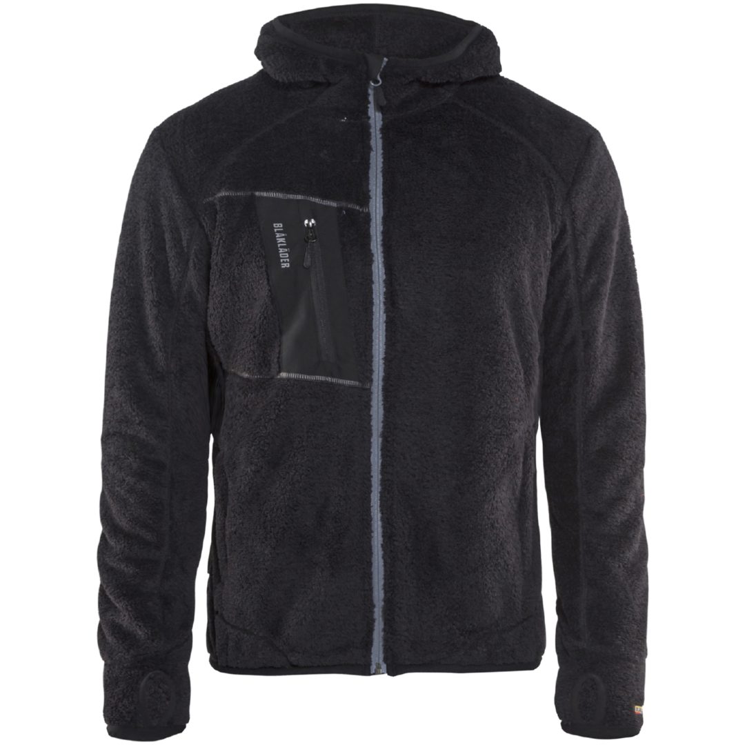 Fiberfleecejacka 48632502 Svart BLÅKLÄDER FLEECEJACKA 48632502 SVART S
