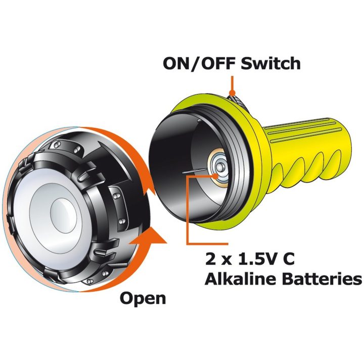 Ficklampa Sub-Extreme LED Osculati – bild 2