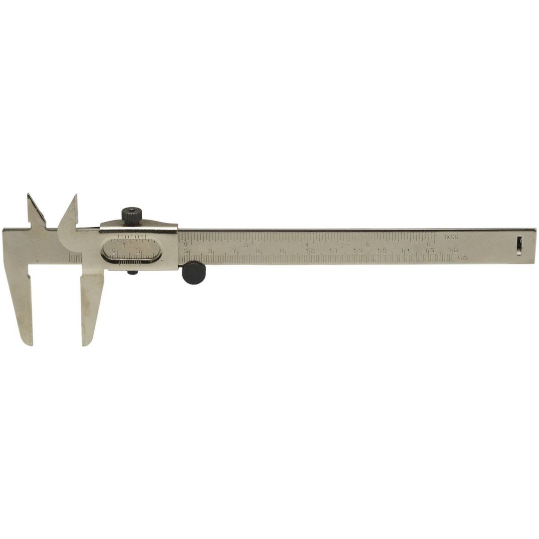 Fickskjutmått av plåt Ferax SKJUTMÅTT 150MM PLÅT