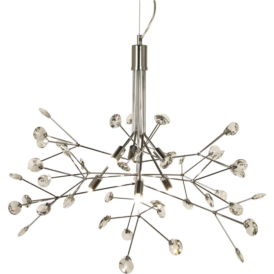 Fiesta Taklampa, Krom ANETA HOME Sockel G9 Krom /Klar – bild 2