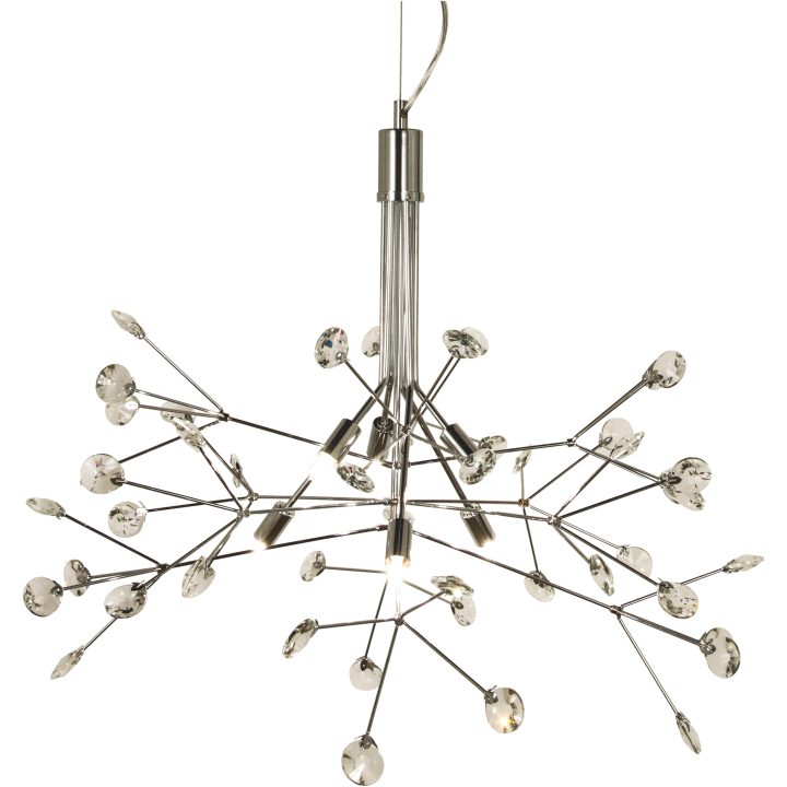 Fiesta Taklampa, Krom ANETA HOME Sockel G9 Krom /Klar – bild 2