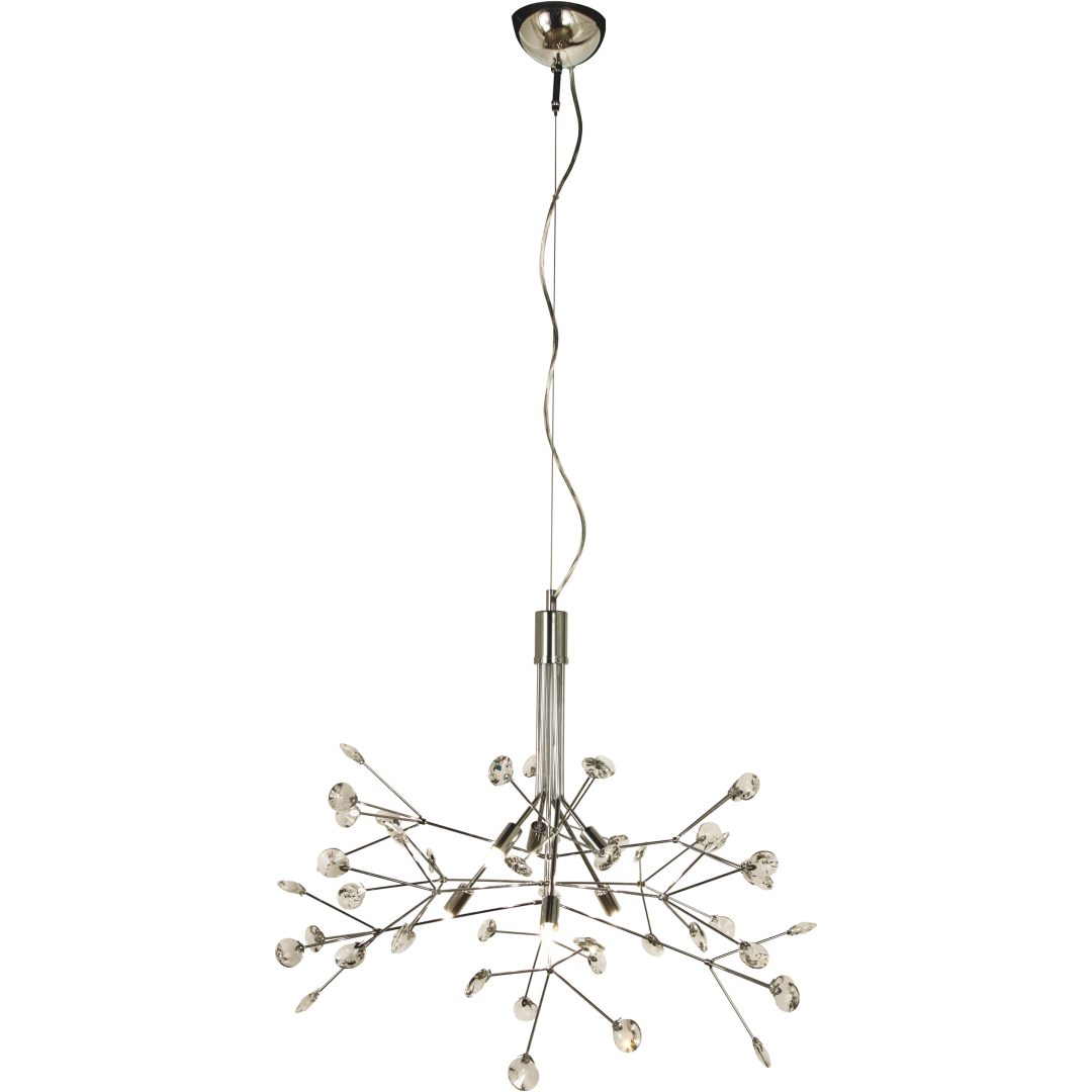 Fiesta Taklampa, Krom ANETA HOME Sockel G9 Krom /Klar