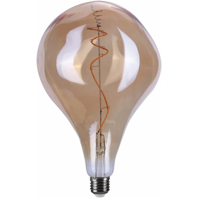 Filament LED-lampa, BT165, Amber, 4W, E27, 230V, Dim, MB Malmbergs