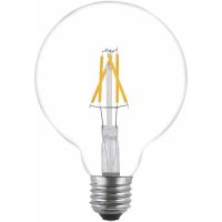 Filament LED-lampa, G125, Klar, 4W, E27, 230V, Dim, MB MALMBERGS
