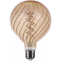 Filament LED-lampa, G125, Twist, Amber, 4W, E27, 230V, 3-step Dim, MB Malmbergs