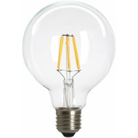 Filament LED-lampa, G95, Klar, 4W, E27, 230V, Dim, MB MALMBERGS