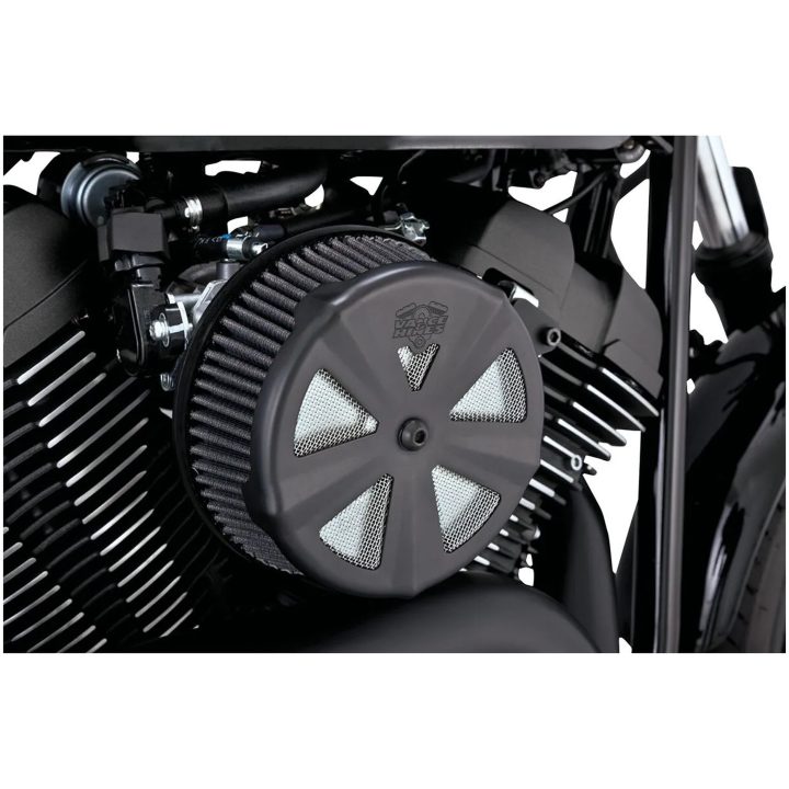 Filterinsats VO2 Skullcap Crown Stål VANCE & HINES INSERT A/C BLK V+H VO2 – bild 2