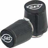 Filteröverdrag Regnskydd Svart S&S Cycle