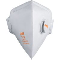 Filtrerande halvmask vikbar med ventil 3210 FFP2 UVEX