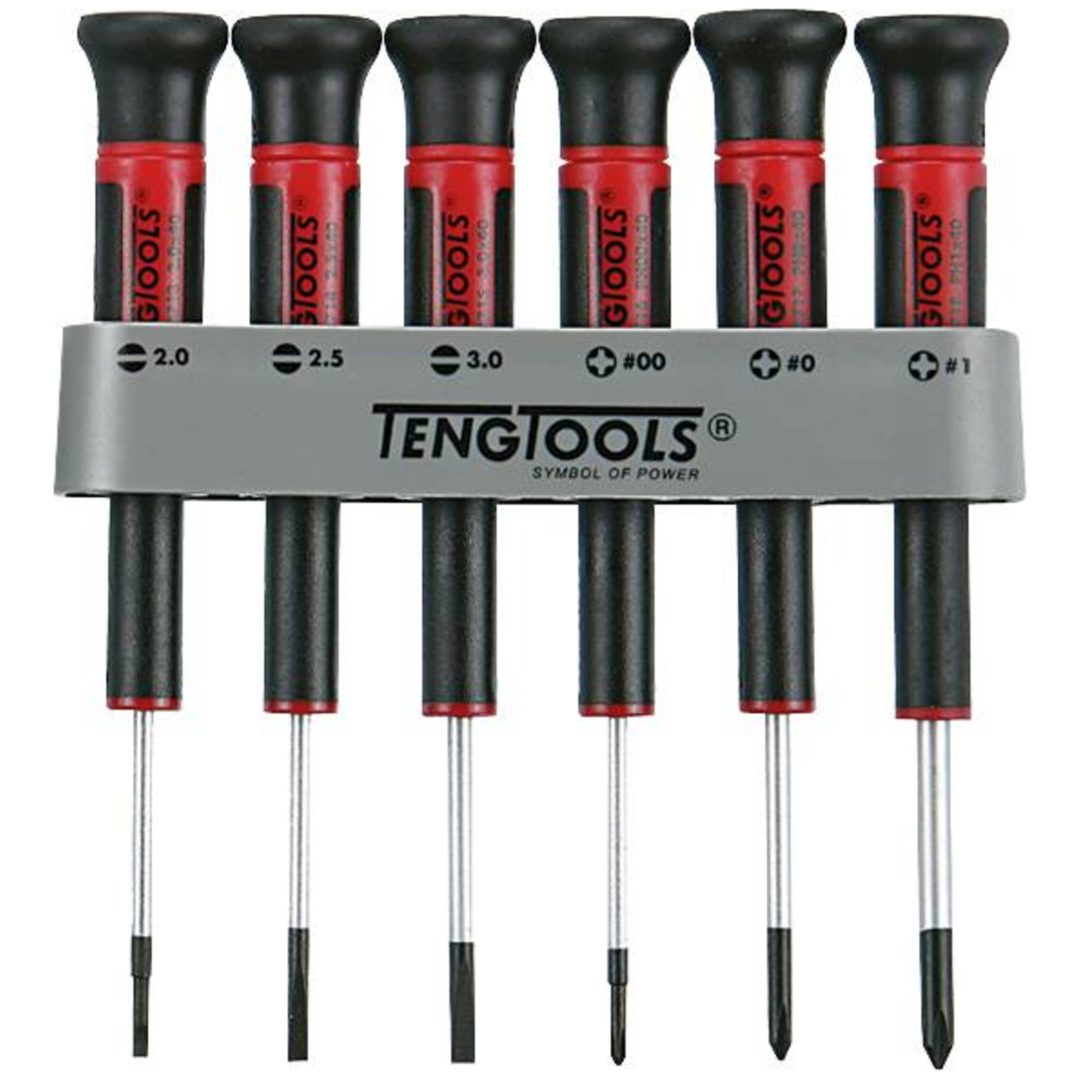 Finmekanikermejslar i sats MDM706 Teng Tools FINMEKANIKERMEJSELSATS 6 DELAR