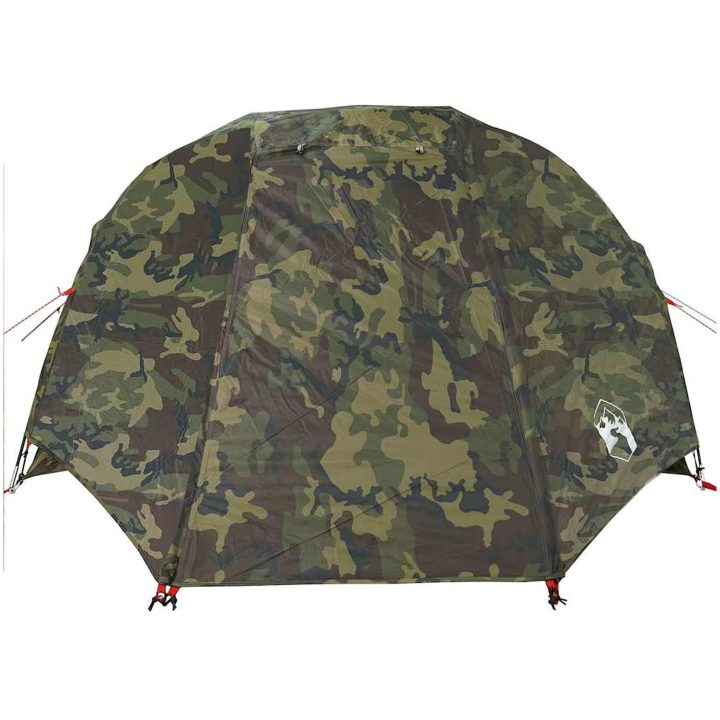 Fisketält 3-personers kamouflage vattentätt vidaXL 312 x 216 x 114 cm – bild 5