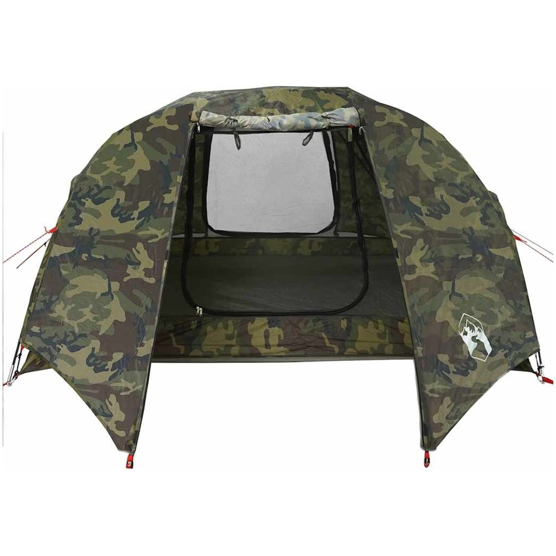 Fisketält 3-personers kamouflage vattentätt vidaXL 312 x 216 x 114 cm – bild 7