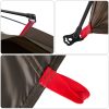 Fisketält 4 personer brun snabbrest vidaXL – miniatyr 10