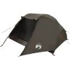 Fisketält för 3 personer brun vattentät vidaXL 312 x 216 x 114 cm – miniatyr 8