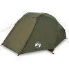 Fisketält för 3 personer, olivgrönt, vattentätt vidaXL 312 x 216 x 114 cm – miniatyr 2
