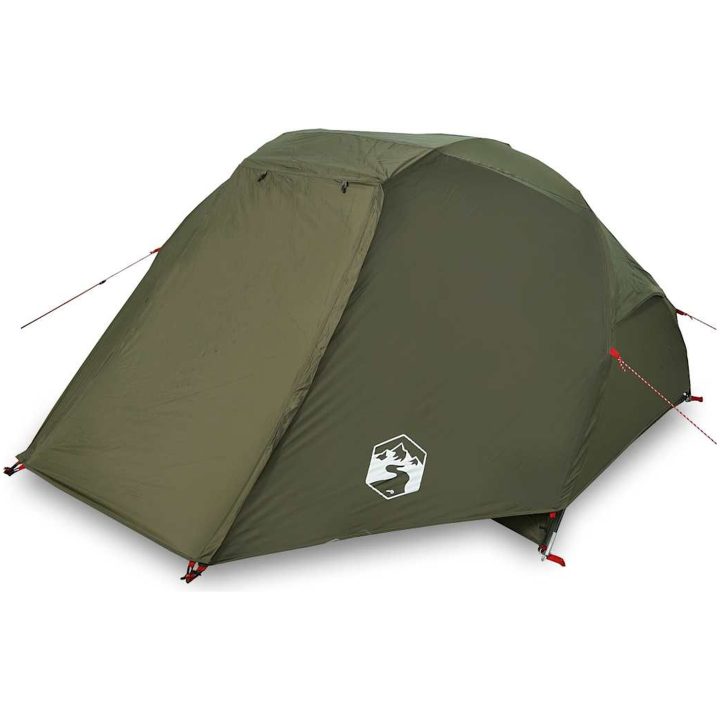 Fisketält för 3 personer, olivgrönt, vattentätt vidaXL 312 x 216 x 114 cm – bild 2