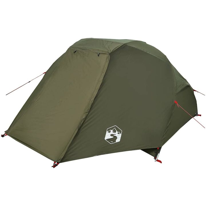 Fisketält för 3 personer, olivgrönt, vattentätt vidaXL 312 x 216 x 114 cm – bild 3