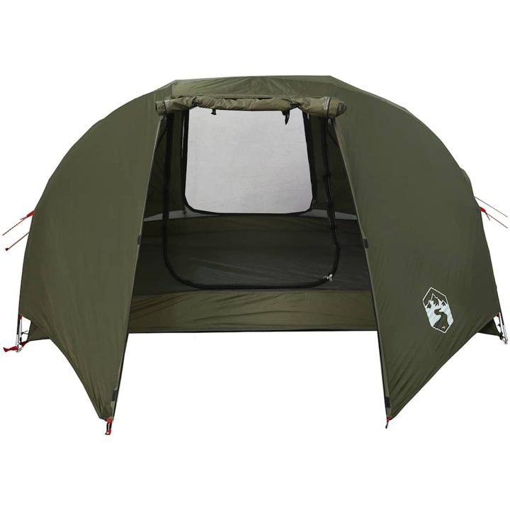 Fisketält för 3 personer, olivgrönt, vattentätt vidaXL 312 x 216 x 114 cm – bild 7