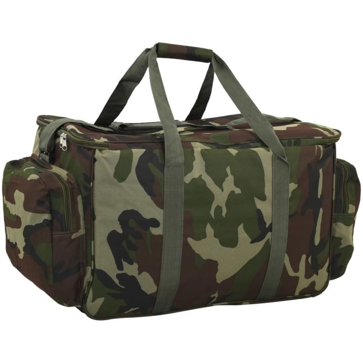 Fiskeväska vattentät grön kamouflage oxford-tyg vidaXL 57 x 35 x 34 cm – bild 6