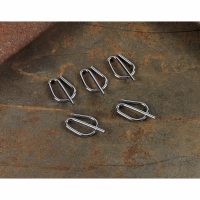 Fjäderklämma Bakaxel Silver/krom COLONY