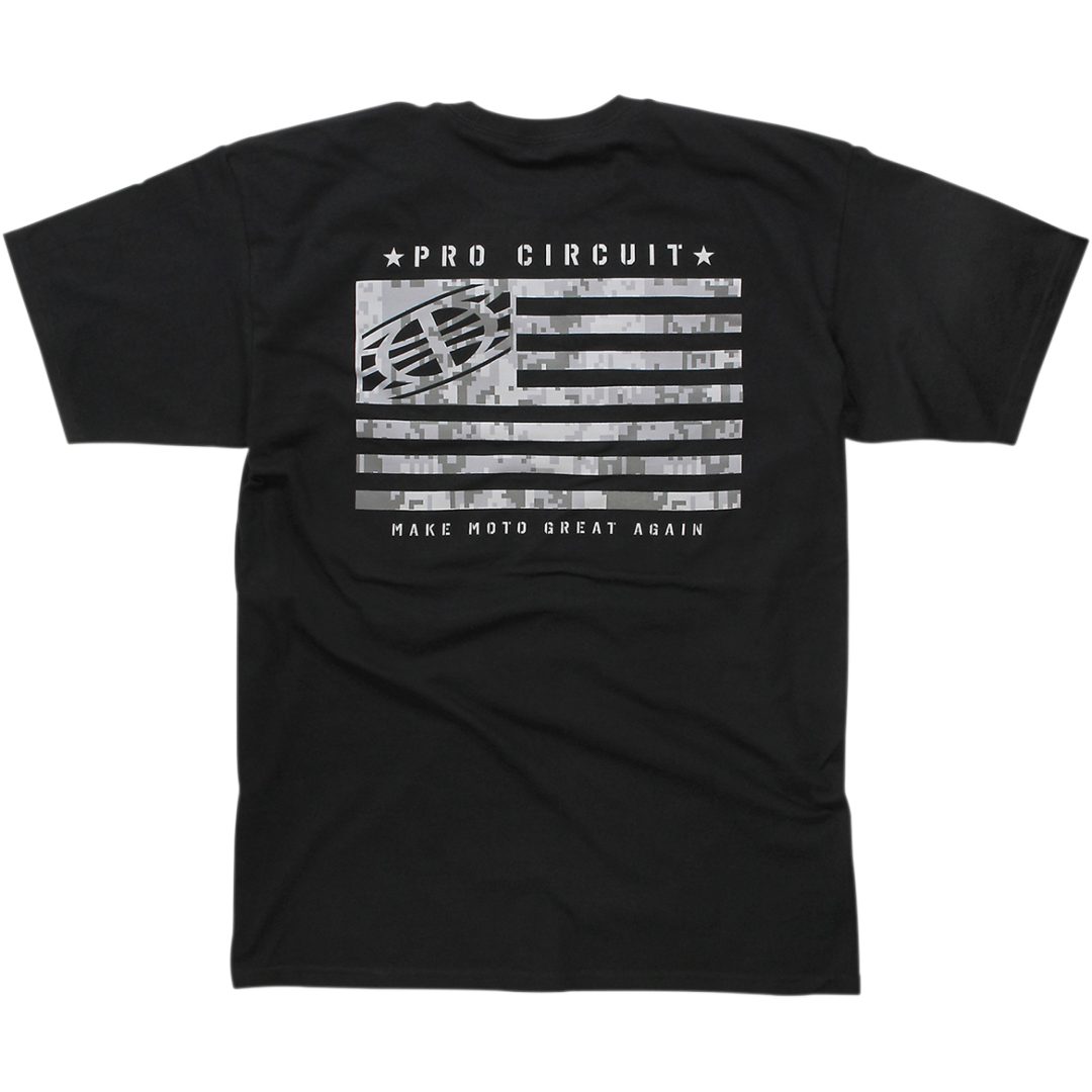 Flag T-Shirt Svart PRO CIRCUIT Small – bild 2
