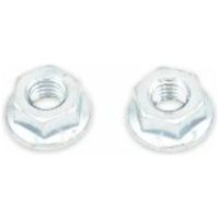 Flange Nut M6x1mm Head 10mm Steel 10 pieces BOLT
