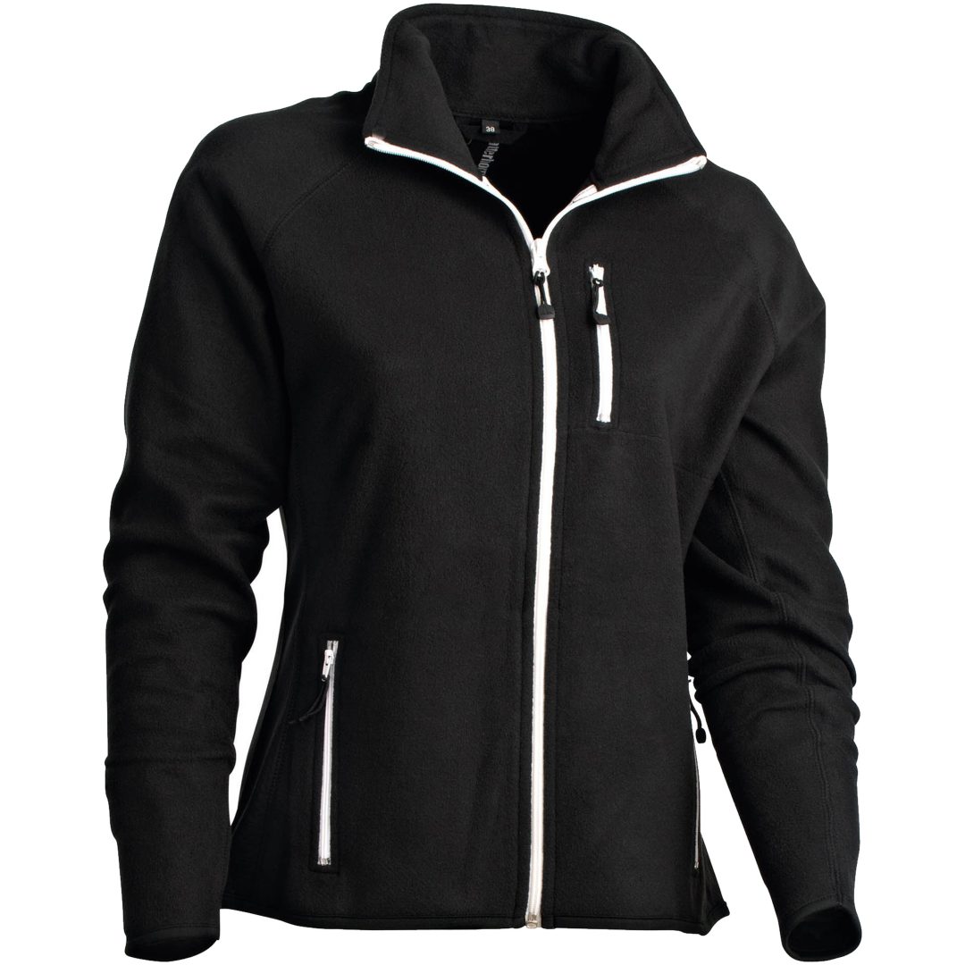 Fleece Dam Davis Hel-zip Svart Matterhorn 34