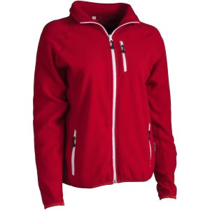 Fleece Davis Heldragkedja Röd Matterhorn