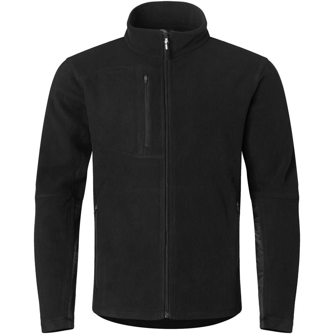 Fleece Morrow Hel-zip Svart Matterhorn XS