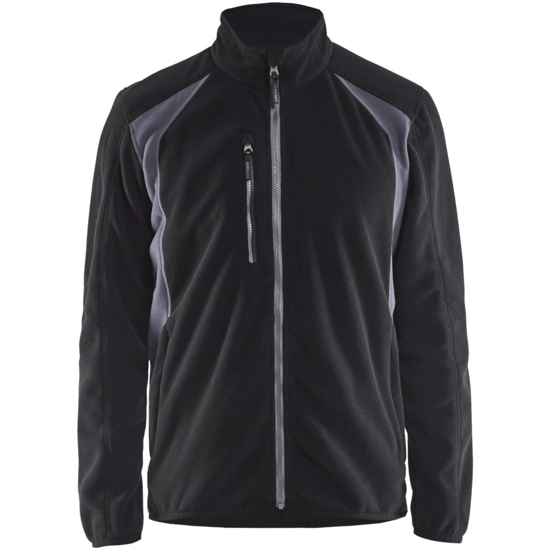 Fleecejacka 47302510 Svart / Grå BLÅKLÄDER FLEECEJACKA 47302510 SV/GR XS