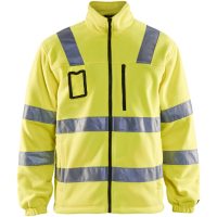 Fleecejacka 48532560 Hivisgul BLÅKLÄDER