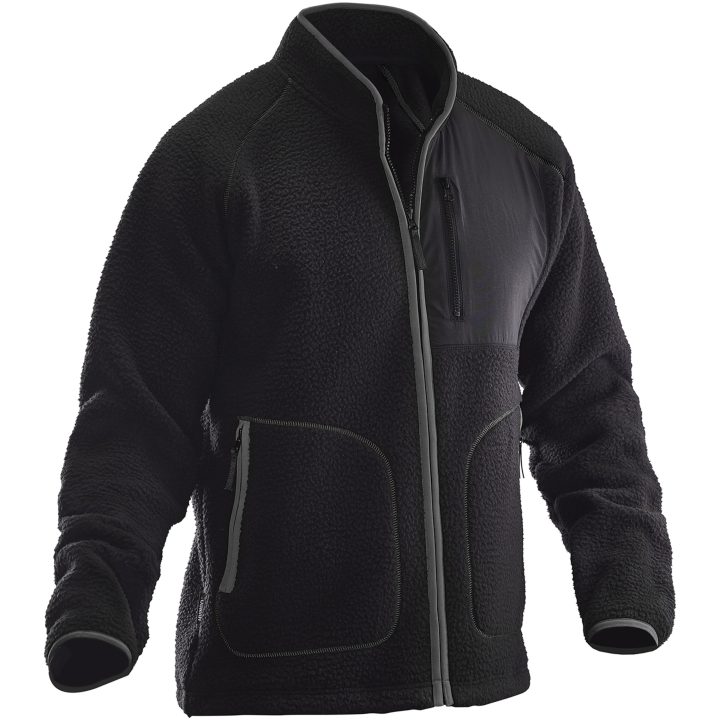 Fleecejacka 5161 Svart Jobman – bild 2