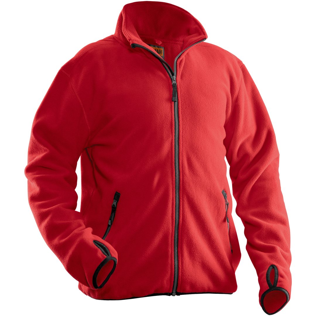 Fleecejacka 5501 Practical Röd Jobman XXXL