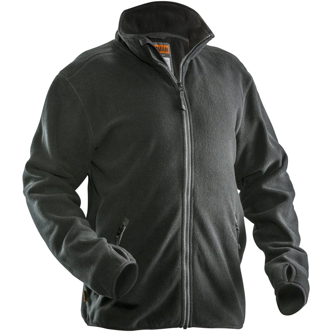 Fleecejacka 5501 Practical Svart Jobman XXXL