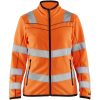 Fleecejacka dam 49661010 Hivisorange BLÅKLÄDER FLEECEJACKA 49661010 ORANGE XS – miniatyr 1