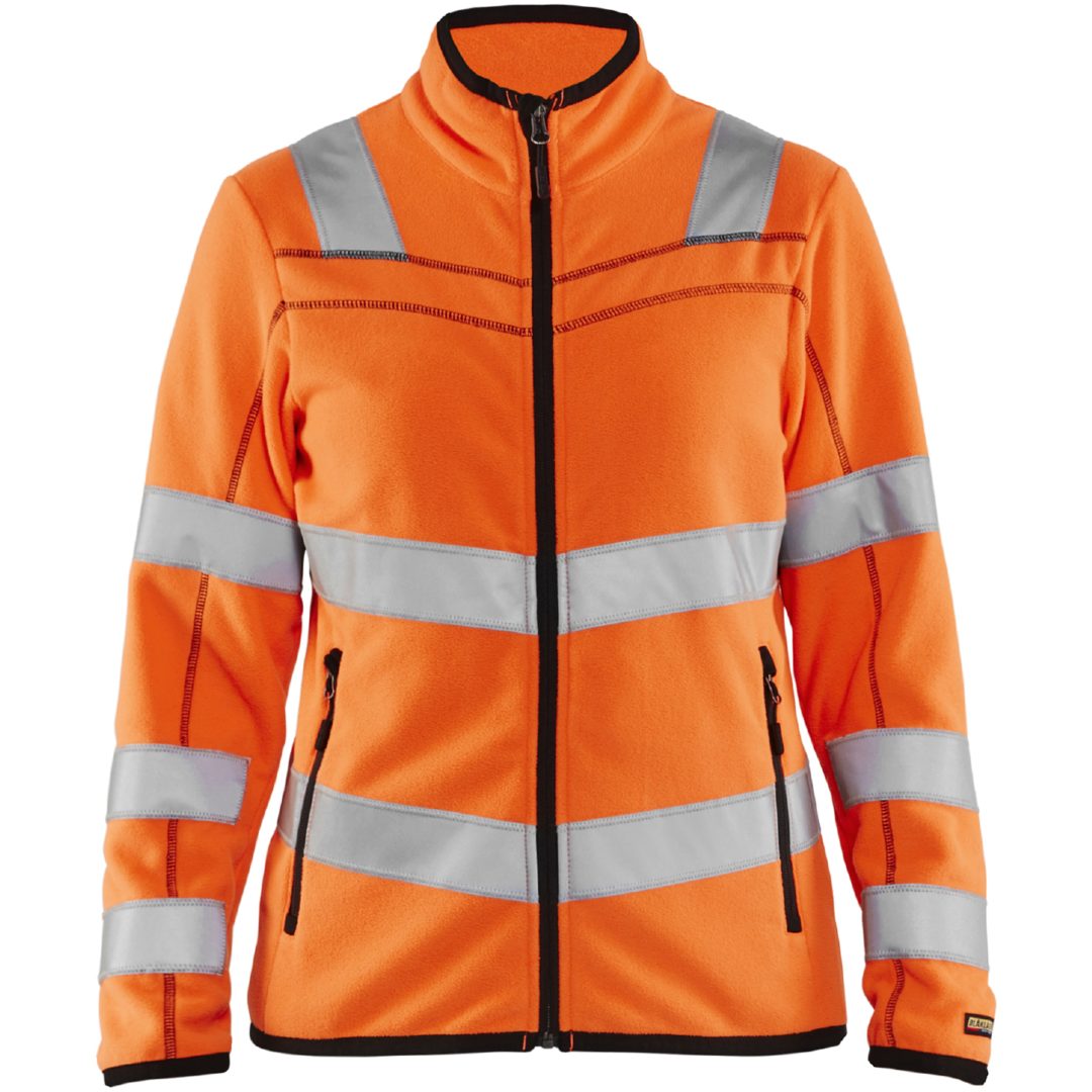 Fleecejacka dam 49661010 Hivisorange BLÅKLÄDER FLEECEJACKA 49661010 ORANGE XS