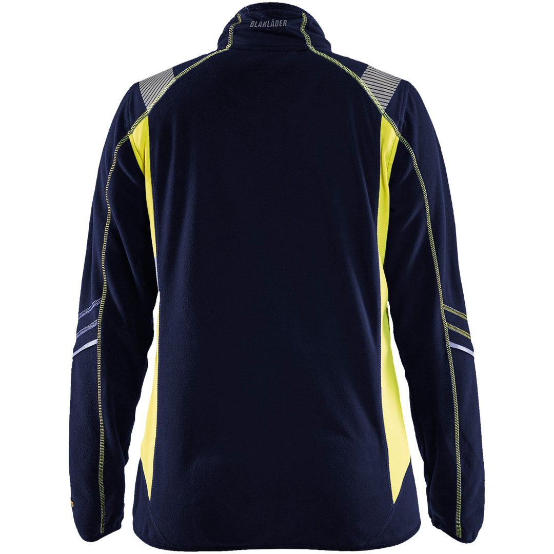 Fleecejacka Hivisgul/marin 49731010 Blåkläder JACKET 49731010 NAVY/YELL XS – bild 2