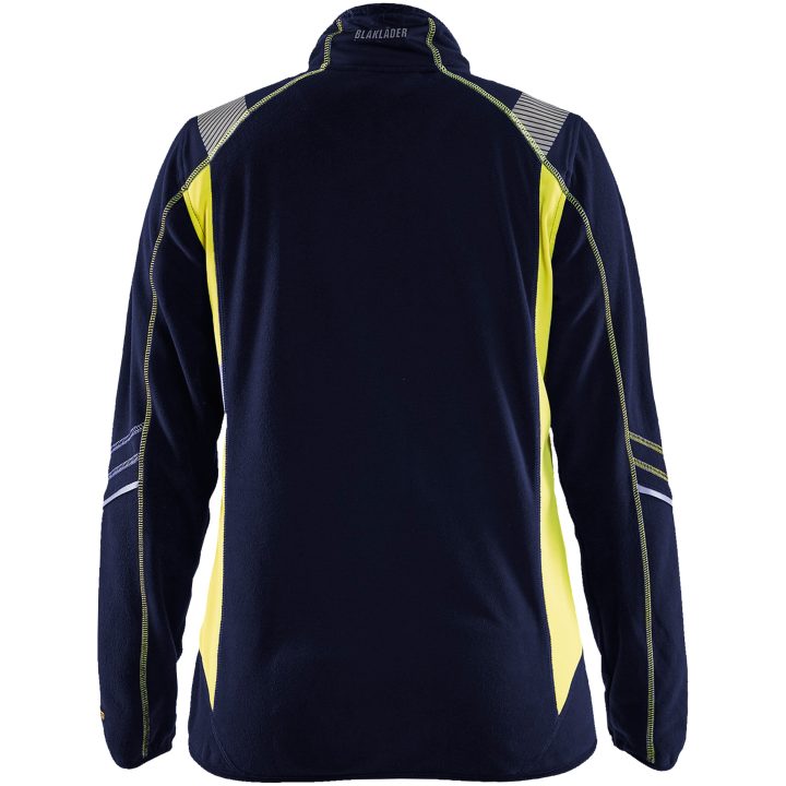 Fleecejacka Hivisgul/marin 49731010 Blåkläder JACKET 49731010 NAVY/YELL XS – bild 2