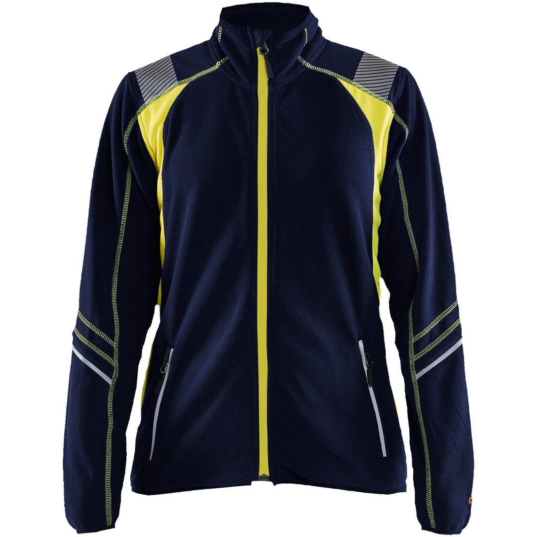 Fleecejacka Hivisgul/marin 49731010 Blåkläder JACKET 49731010 NAVY/YELL XS