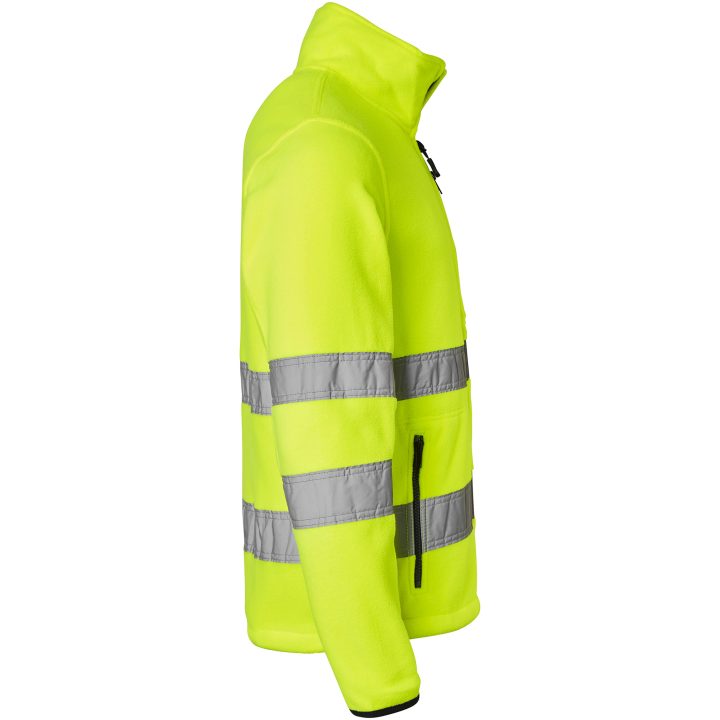 Fleecetröja 4642 Varsel Heldragkedja Fluorescerande Gul Top Swede XS – bild 2