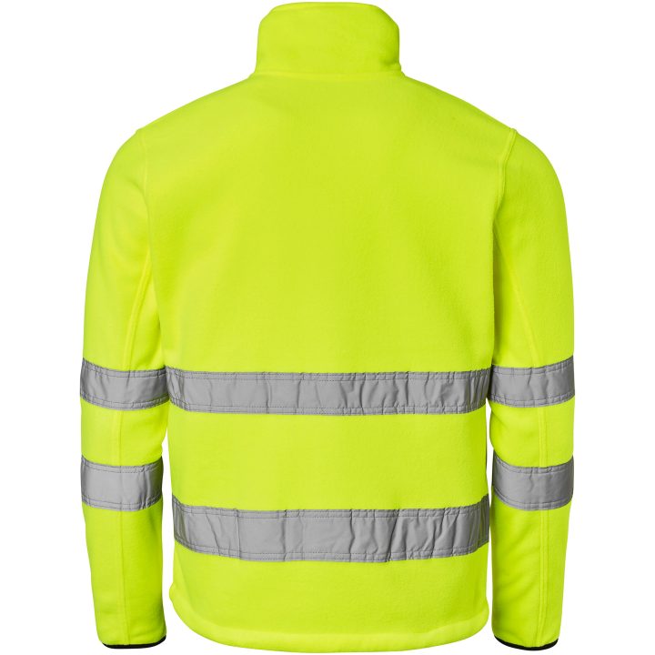 Fleecetröja 4642 Varsel Heldragkedja Fluorescerande Gul Top Swede XS – bild 3